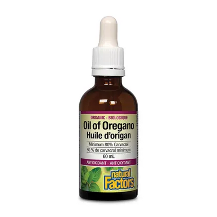 Natural Factors | Organic Oregano Oil Minimum 80% Carvacrol