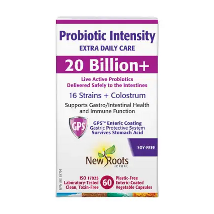New Roots | Probiotic Intensity 20 Billion Live Cells Vegetarian Capsules