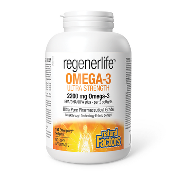 Natural Factors | Regenerlife Ultimate Strength Omega-3 Softgels