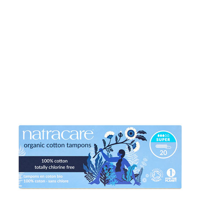 Natracare | Organic Cotton Super No Applicator Tampons