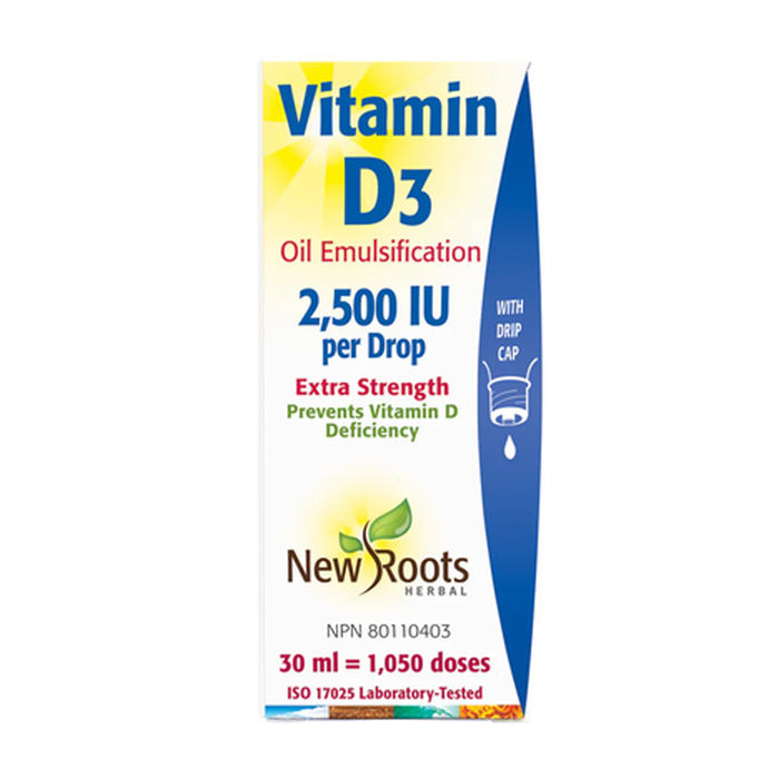 New Roots | Vitamin D 2500IU Drops