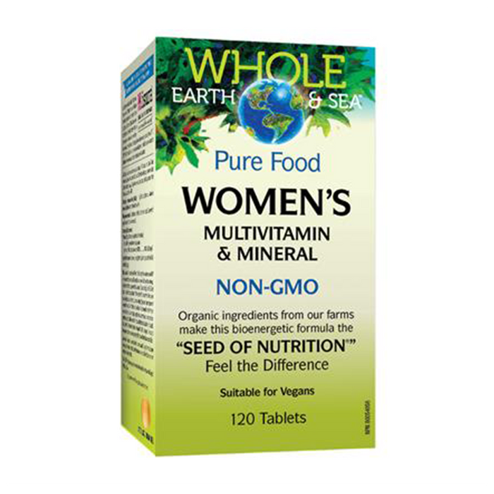 Natural Factors | Whole Earth & Sea Women's Multivitamin & Minerals Tablets